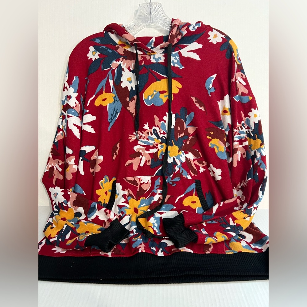 Lildy Ladies Printed Knit Hoodie